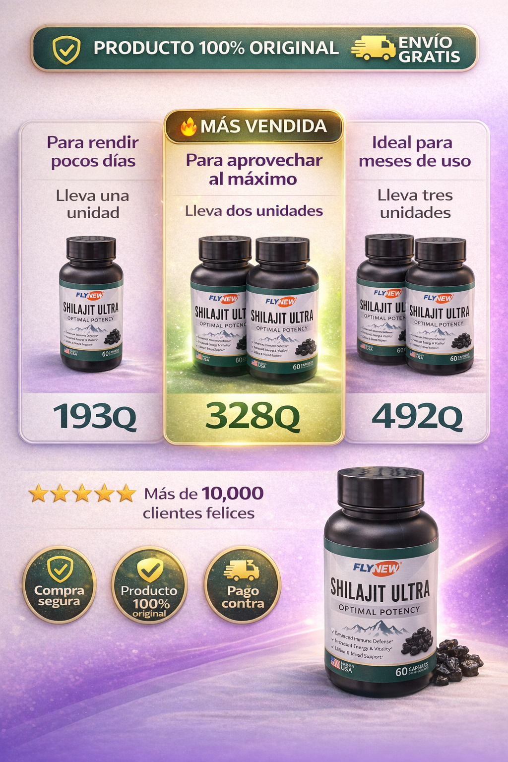 Shilajit Ultra™ | Vitalidad Masculina Prolongada