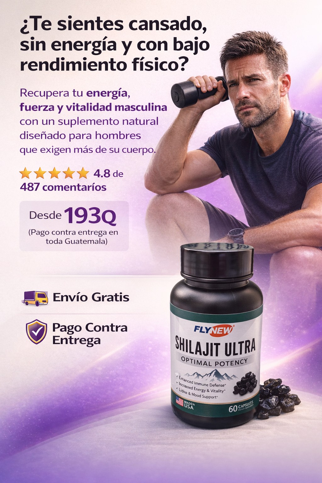 Shilajit Ultra™ | Vitalidad Masculina Prolongada